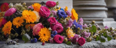 Fleurs en céramique pour tombe : l’art de l’hommage pérenne